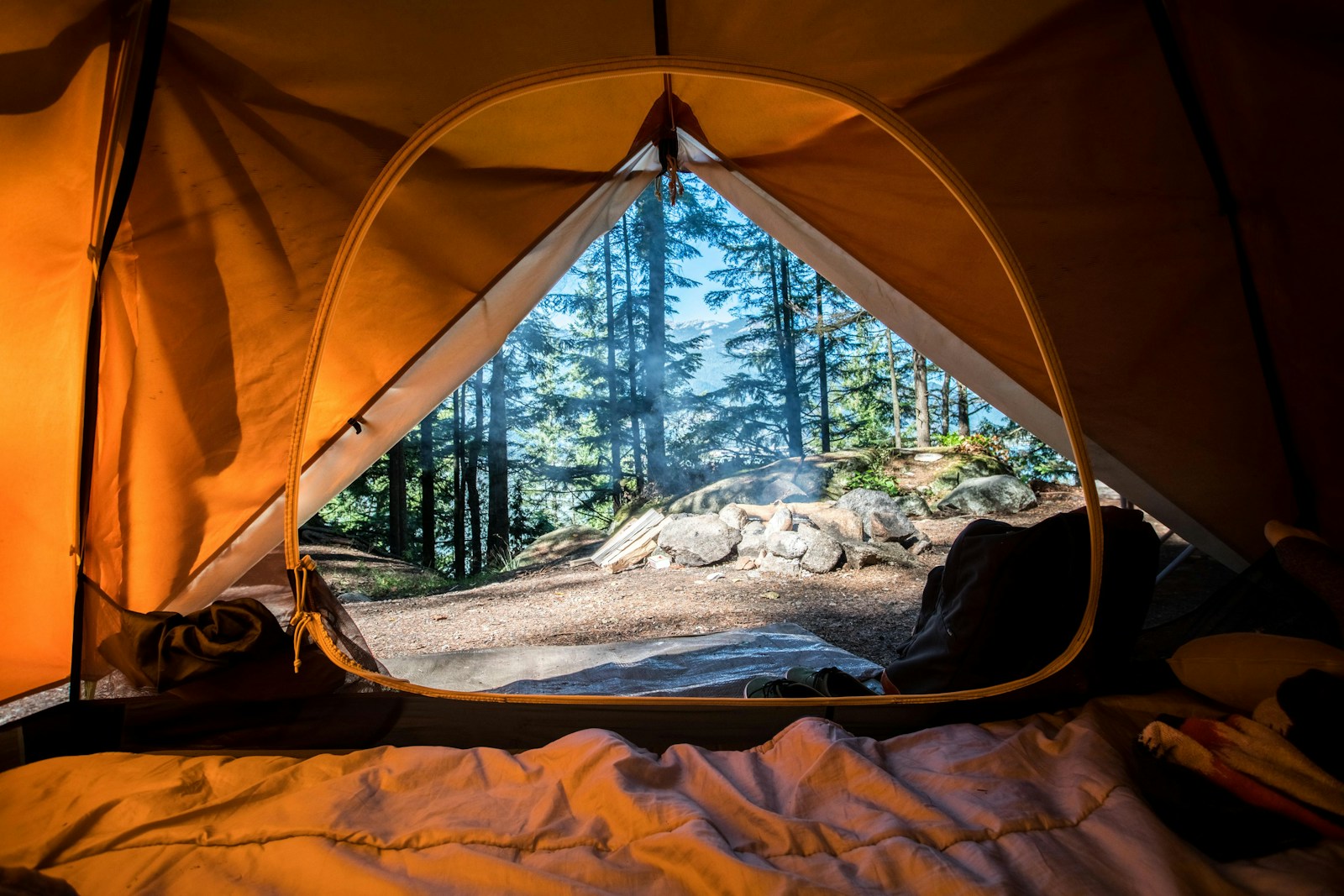 Illustrative camping photography for Junglebug.my