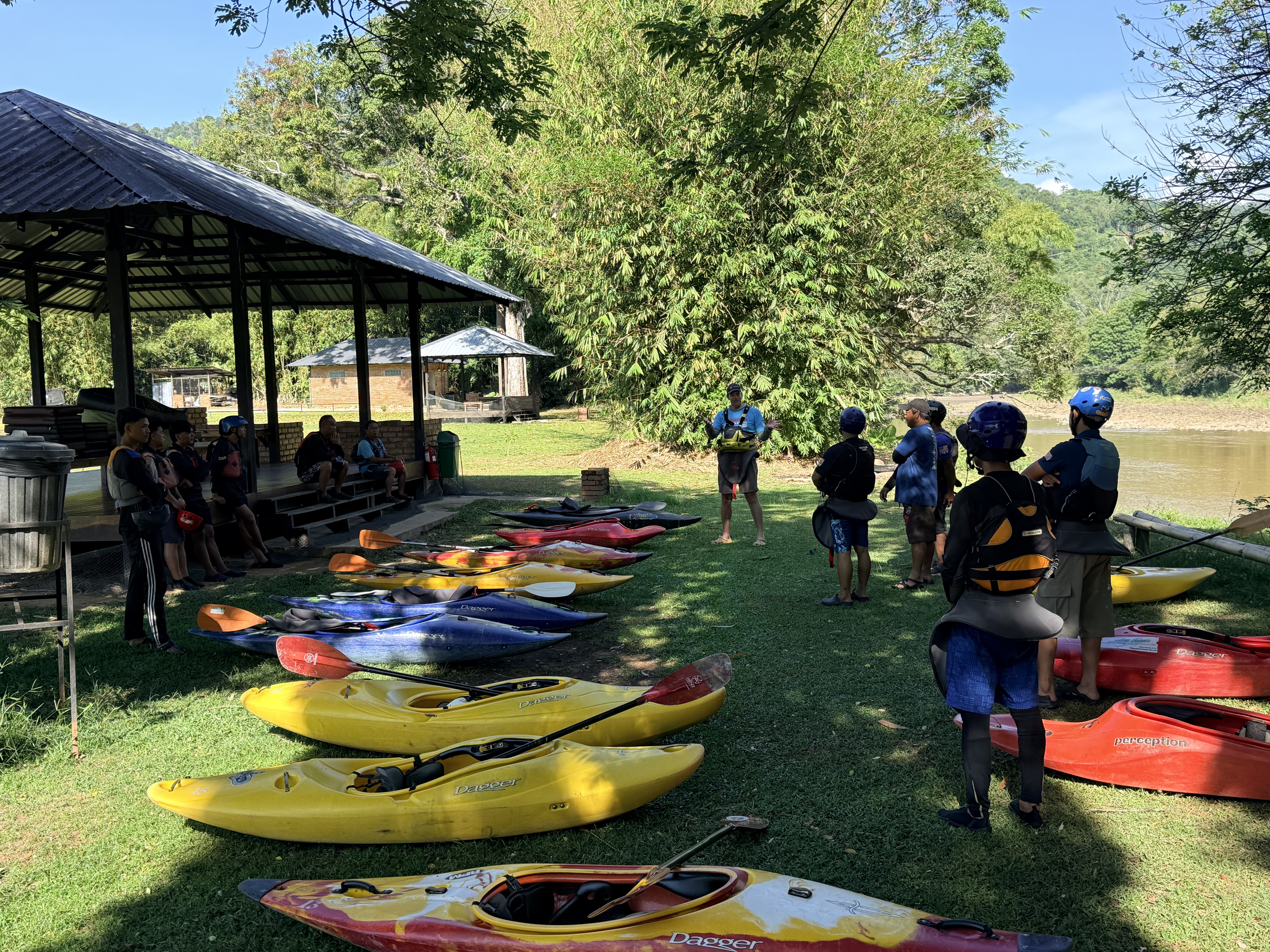 Kayaking at Sepanggar Island