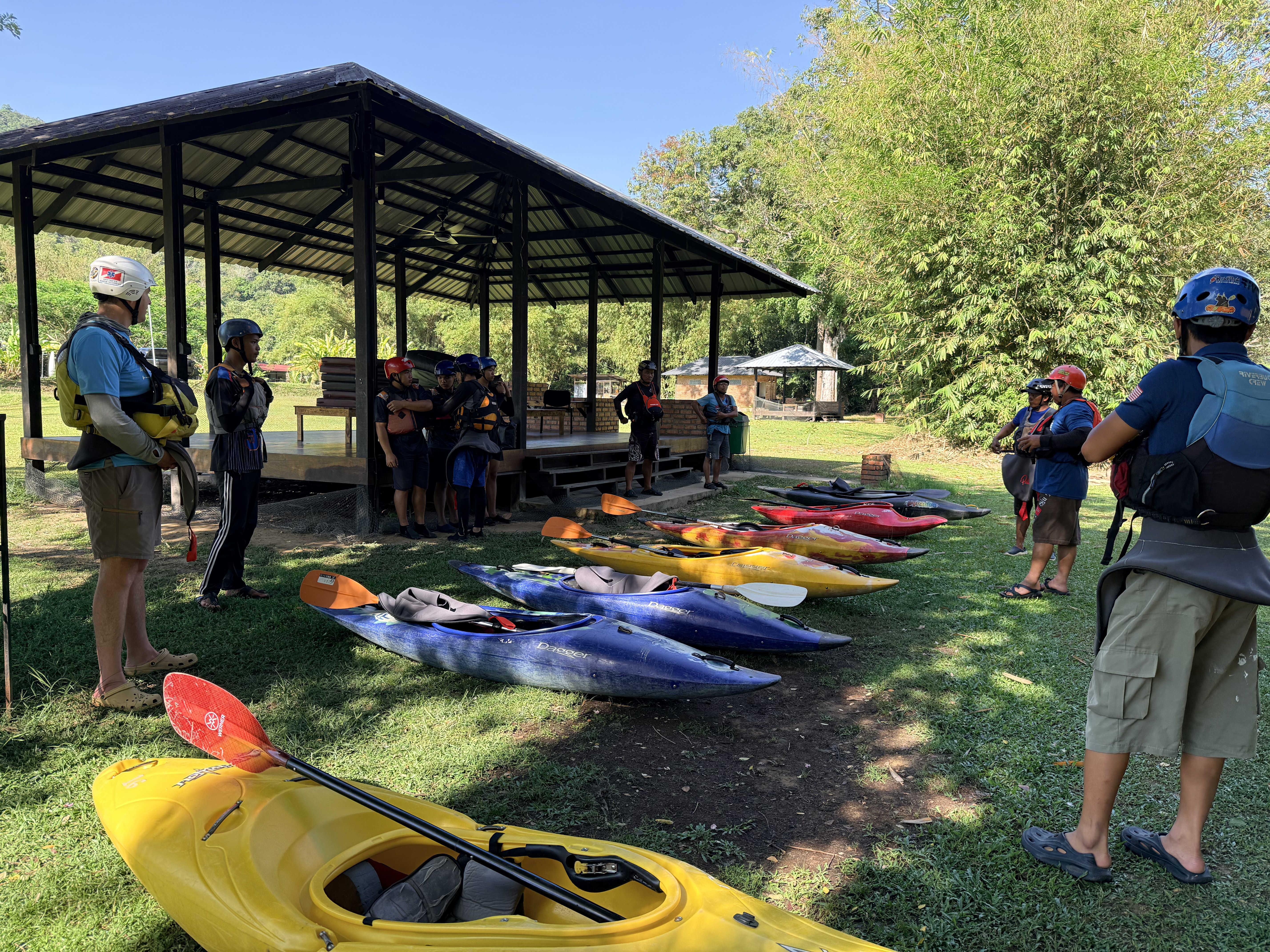 Multi-day kayak paddler training